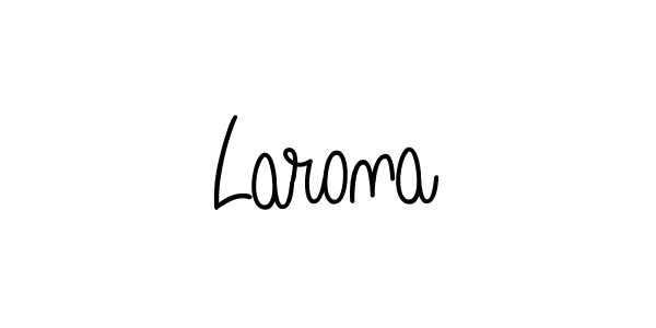 Angelique-Rose-font-FFP is a professional signature style that is perfect for those who want to add a touch of class to their signature. It is also a great choice for those who want to make their signature more unique. Get Larona name to fancy signature for free. Larona signature style 5 images and pictures png