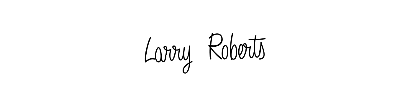 Angelique-Rose-font-FFP is a professional signature style that is perfect for those who want to add a touch of class to their signature. It is also a great choice for those who want to make their signature more unique. Get Larry  Roberts name to fancy signature for free. Larry  Roberts signature style 5 images and pictures png