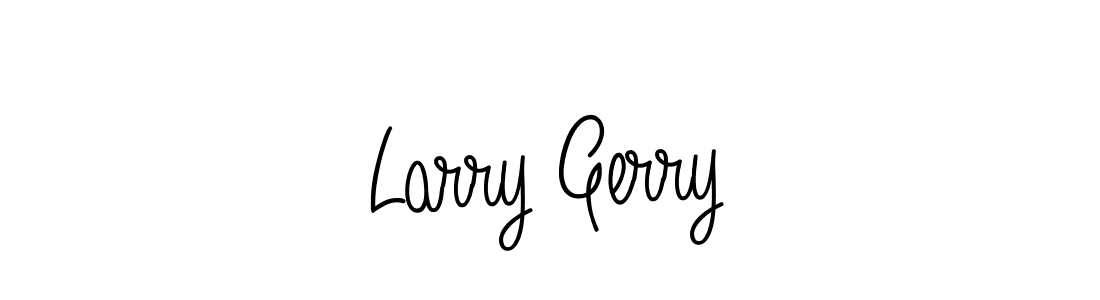 Larry Gerry stylish signature style. Best Handwritten Sign (Angelique-Rose-font-FFP) for my name. Handwritten Signature Collection Ideas for my name Larry Gerry. Larry Gerry signature style 5 images and pictures png
