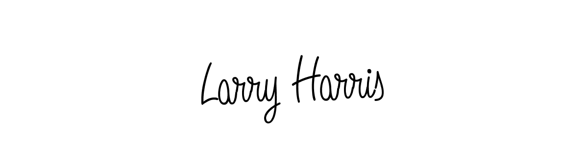 Larry Harris stylish signature style. Best Handwritten Sign (Angelique-Rose-font-FFP) for my name. Handwritten Signature Collection Ideas for my name Larry Harris. Larry Harris signature style 5 images and pictures png