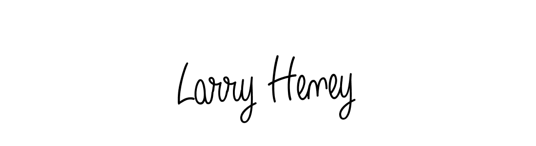 You should practise on your own different ways (Angelique-Rose-font-FFP) to write your name (Larry Heney) in signature. don't let someone else do it for you. Larry Heney signature style 5 images and pictures png