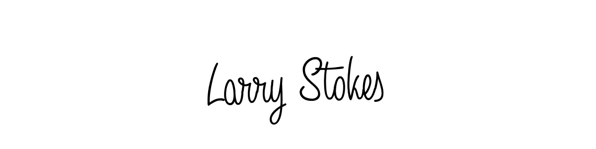 Angelique-Rose-font-FFP is a professional signature style that is perfect for those who want to add a touch of class to their signature. It is also a great choice for those who want to make their signature more unique. Get Larry Stokes name to fancy signature for free. Larry Stokes signature style 5 images and pictures png