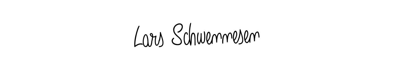 Use a signature maker to create a handwritten signature online. With this signature software, you can design (Angelique-Rose-font-FFP) your own signature for name Lars Schwennesen. Lars Schwennesen signature style 5 images and pictures png