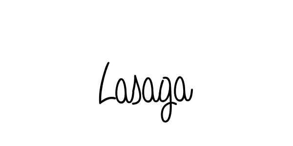 Use a signature maker to create a handwritten signature online. With this signature software, you can design (Angelique-Rose-font-FFP) your own signature for name Lasaga. Lasaga signature style 5 images and pictures png