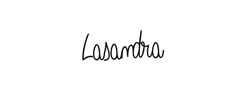 The best way (Angelique-Rose-font-FFP) to make a short signature is to pick only two or three words in your name. The name Lasandra include a total of six letters. For converting this name. Lasandra signature style 5 images and pictures png
