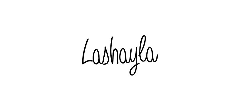 How to make Lashayla name signature. Use Angelique-Rose-font-FFP style for creating short signs online. This is the latest handwritten sign. Lashayla signature style 5 images and pictures png