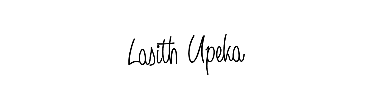 if you are searching for the best signature style for your name Lasith Upeka. so please give up your signature search. here we have designed multiple signature styles  using Angelique-Rose-font-FFP. Lasith Upeka signature style 5 images and pictures png