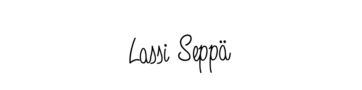 How to make Lassi Seppä signature? Angelique-Rose-font-FFP is a professional autograph style. Create handwritten signature for Lassi Seppä name. Lassi Seppä signature style 5 images and pictures png