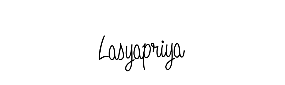 Create a beautiful signature design for name Lasyapriya. With this signature (Angelique-Rose-font-FFP) fonts, you can make a handwritten signature for free. Lasyapriya signature style 5 images and pictures png