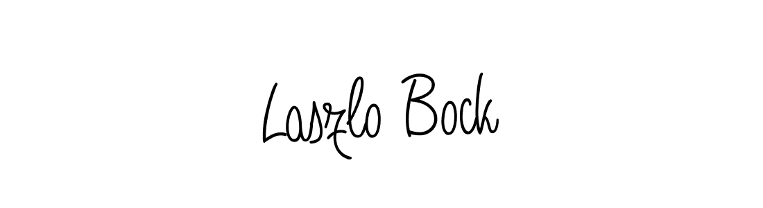 if you are searching for the best signature style for your name Laszlo Bock. so please give up your signature search. here we have designed multiple signature styles  using Angelique-Rose-font-FFP. Laszlo Bock signature style 5 images and pictures png