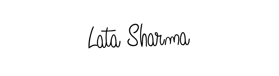 Also You can easily find your signature by using the search form. We will create Lata Sharma name handwritten signature images for you free of cost using Angelique-Rose-font-FFP sign style. Lata Sharma signature style 5 images and pictures png