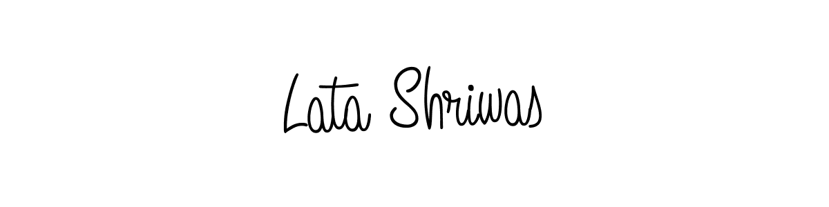 Design your own signature with our free online signature maker. With this signature software, you can create a handwritten (Angelique-Rose-font-FFP) signature for name Lata Shriwas. Lata Shriwas signature style 5 images and pictures png