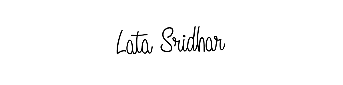 How to Draw Lata Sridhar signature style? Angelique-Rose-font-FFP is a latest design signature styles for name Lata Sridhar. Lata Sridhar signature style 5 images and pictures png