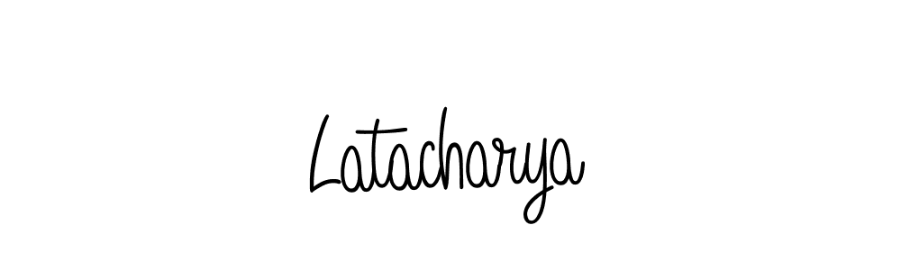 Once you've used our free online signature maker to create your best signature Angelique-Rose-font-FFP style, it's time to enjoy all of the benefits that Latacharya name signing documents. Latacharya signature style 5 images and pictures png