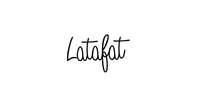 How to make Latafat name signature. Use Angelique-Rose-font-FFP style for creating short signs online. This is the latest handwritten sign. Latafat signature style 5 images and pictures png