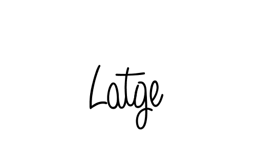 The best way (Angelique-Rose-font-FFP) to make a short signature is to pick only two or three words in your name. The name Latge include a total of six letters. For converting this name. Latge signature style 5 images and pictures png