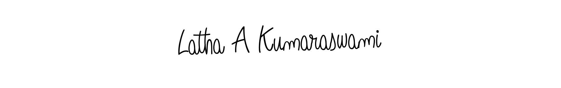 Here are the top 10 professional signature styles for the name Latha A Kumaraswami. These are the best autograph styles you can use for your name. Latha A Kumaraswami signature style 5 images and pictures png