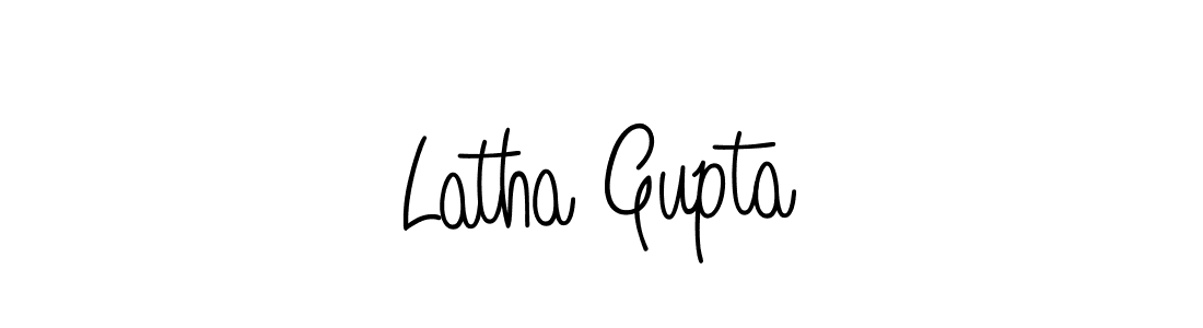 Make a short Latha Gupta signature style. Manage your documents anywhere anytime using Angelique-Rose-font-FFP. Create and add eSignatures, submit forms, share and send files easily. Latha Gupta signature style 5 images and pictures png