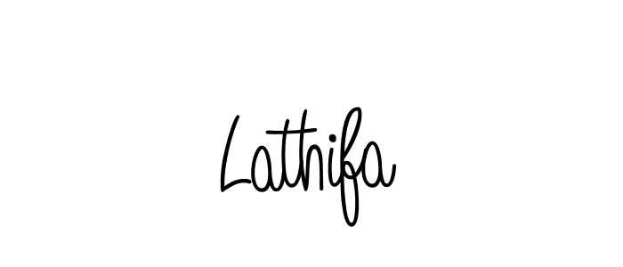 Create a beautiful signature design for name Lathifa. With this signature (Angelique-Rose-font-FFP) fonts, you can make a handwritten signature for free. Lathifa signature style 5 images and pictures png