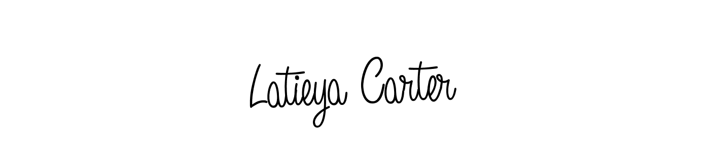 Latieya Carter stylish signature style. Best Handwritten Sign (Angelique-Rose-font-FFP) for my name. Handwritten Signature Collection Ideas for my name Latieya Carter. Latieya Carter signature style 5 images and pictures png