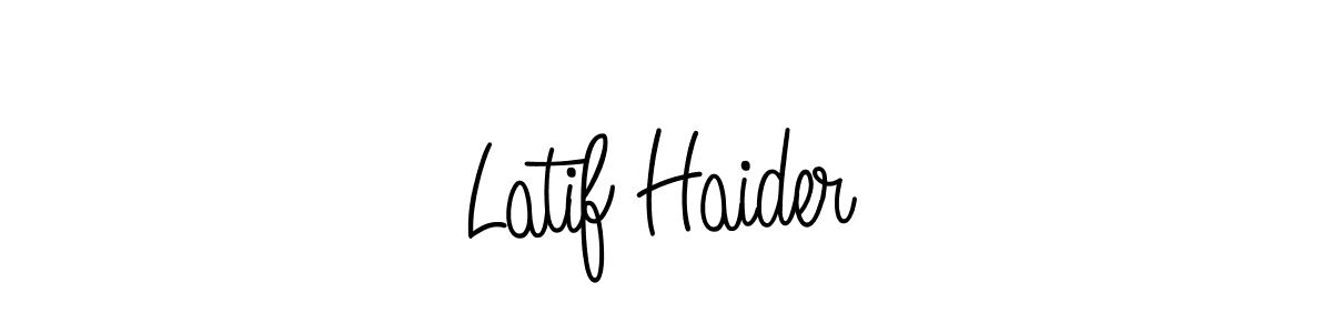 Make a short Latif Haider signature style. Manage your documents anywhere anytime using Angelique-Rose-font-FFP. Create and add eSignatures, submit forms, share and send files easily. Latif Haider signature style 5 images and pictures png