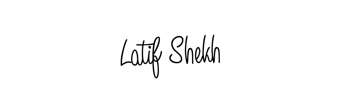 Make a short Latif Shekh signature style. Manage your documents anywhere anytime using Angelique-Rose-font-FFP. Create and add eSignatures, submit forms, share and send files easily. Latif Shekh signature style 5 images and pictures png