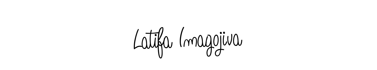 Once you've used our free online signature maker to create your best signature Angelique-Rose-font-FFP style, it's time to enjoy all of the benefits that Latifa Imagojiva name signing documents. Latifa Imagojiva signature style 5 images and pictures png