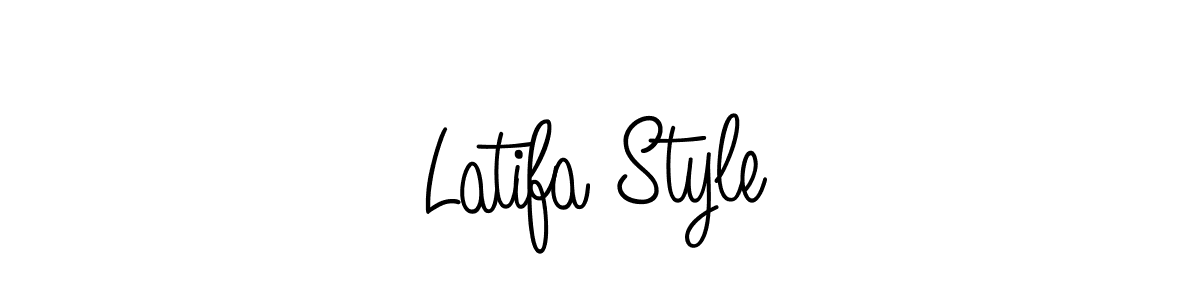 Once you've used our free online signature maker to create your best signature Angelique-Rose-font-FFP style, it's time to enjoy all of the benefits that Latifa Style name signing documents. Latifa Style signature style 5 images and pictures png