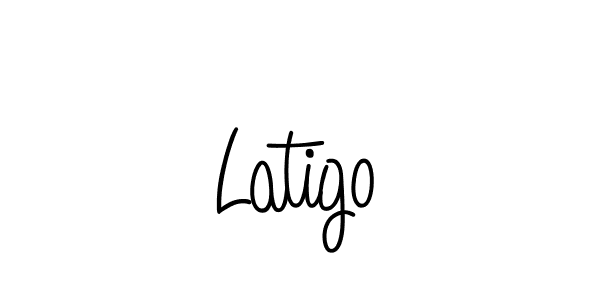 You should practise on your own different ways (Angelique-Rose-font-FFP) to write your name (Latigo) in signature. don't let someone else do it for you. Latigo signature style 5 images and pictures png