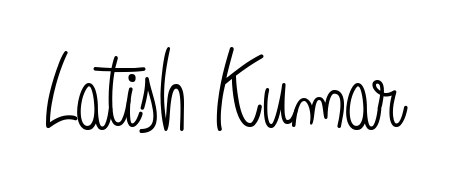 The Angelique-Rose-font-FFP font transforms the name Latish Kumar into an executive sign with sharp precision and distinguished character. Latish Kumar signature style 5 images and pictures png