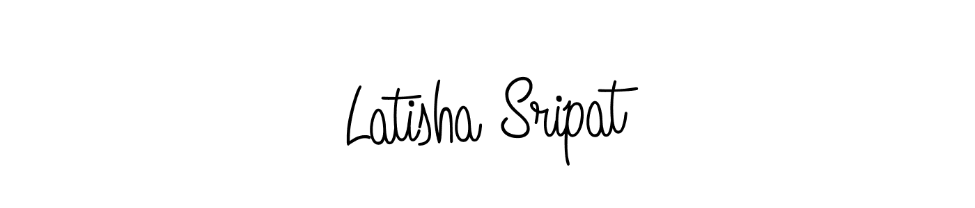 This is the best signature style for the Latisha Sripat name. Also you like these signature font (Angelique-Rose-font-FFP). Mix name signature. Latisha Sripat signature style 5 images and pictures png