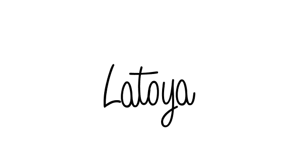 How to make Latoya signature? Angelique-Rose-font-FFP is a professional autograph style. Create handwritten signature for Latoya name. Latoya signature style 5 images and pictures png