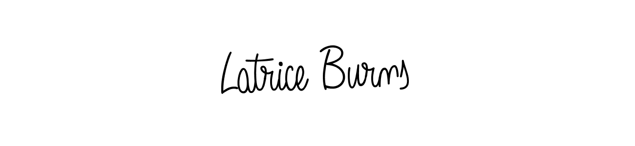 It looks lik you need a new signature style for name Latrice Burns. Design unique handwritten (Angelique-Rose-font-FFP) signature with our free signature maker in just a few clicks. Latrice Burns signature style 5 images and pictures png