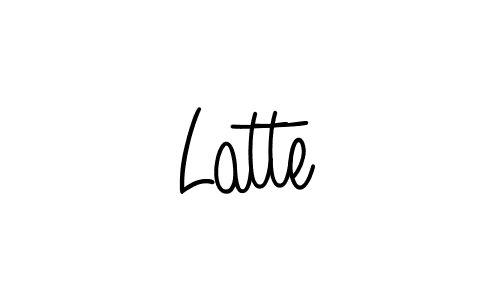 Latte stylish signature style. Best Handwritten Sign (Angelique-Rose-font-FFP) for my name. Handwritten Signature Collection Ideas for my name Latte. Latte signature style 5 images and pictures png
