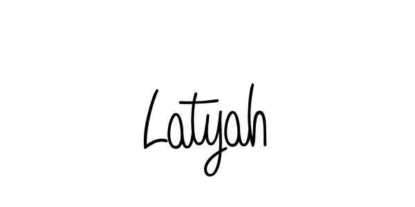 How to make Latyah signature? Angelique-Rose-font-FFP is a professional autograph style. Create handwritten signature for Latyah name. Latyah signature style 5 images and pictures png