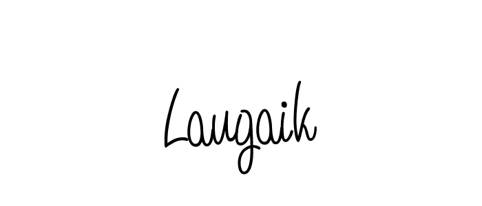 Also we have Laugaik name is the best signature style. Create professional handwritten signature collection using Angelique-Rose-font-FFP autograph style. Laugaik signature style 5 images and pictures png