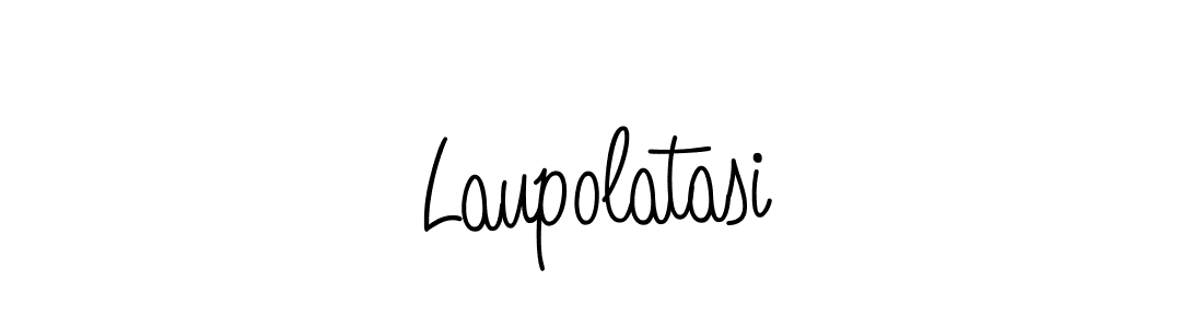 Use a signature maker to create a handwritten signature online. With this signature software, you can design (Angelique-Rose-font-FFP) your own signature for name Laupolatasi. Laupolatasi signature style 5 images and pictures png