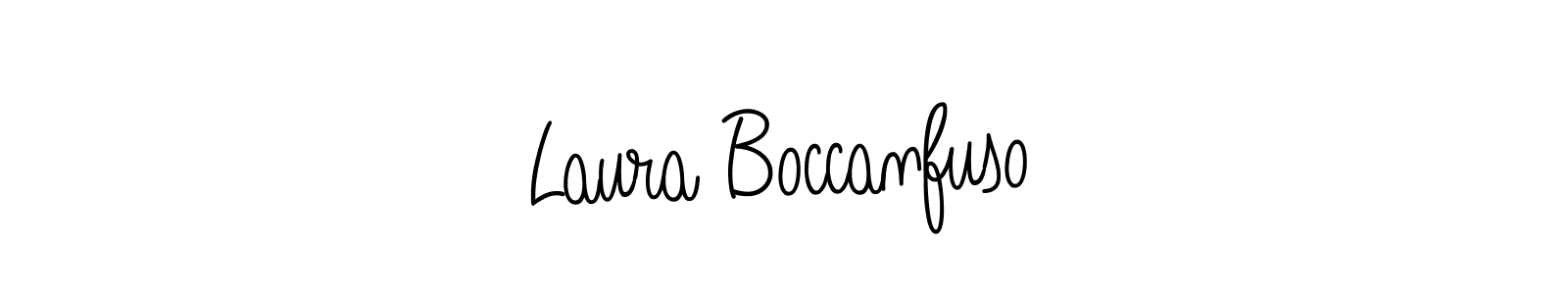 Design your own signature with our free online signature maker. With this signature software, you can create a handwritten (Angelique-Rose-font-FFP) signature for name Laura Boccanfuso. Laura Boccanfuso signature style 5 images and pictures png