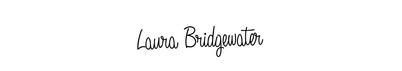 Angelique-Rose-font-FFP is a professional signature style that is perfect for those who want to add a touch of class to their signature. It is also a great choice for those who want to make their signature more unique. Get Laura Bridgewater name to fancy signature for free. Laura Bridgewater signature style 5 images and pictures png