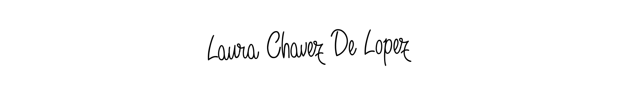 Also You can easily find your signature by using the search form. We will create Laura Chavez De Lopez name handwritten signature images for you free of cost using Angelique-Rose-font-FFP sign style. Laura Chavez De Lopez signature style 5 images and pictures png