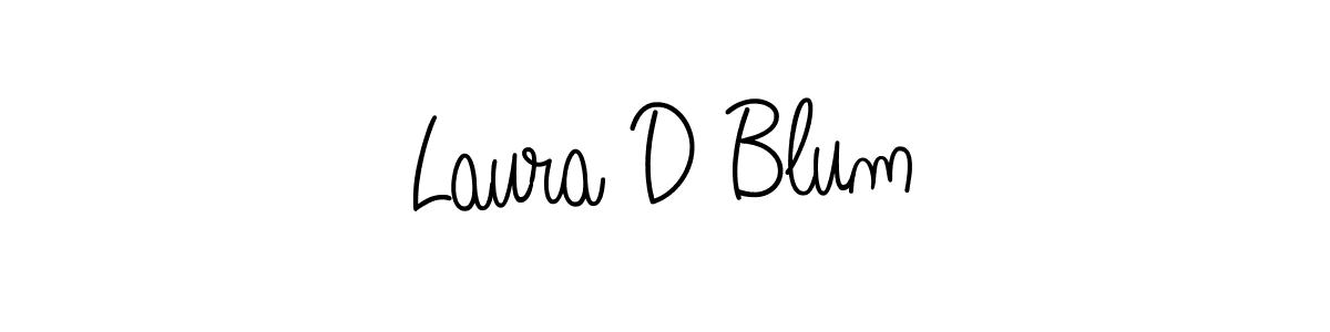 Design your own signature with our free online signature maker. With this signature software, you can create a handwritten (Angelique-Rose-font-FFP) signature for name Laura D Blum. Laura D Blum signature style 5 images and pictures png