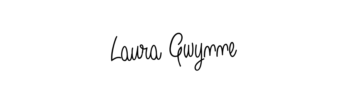 Make a beautiful signature design for name Laura Gwynne. With this signature (Angelique-Rose-font-FFP) style, you can create a handwritten signature for free. Laura Gwynne signature style 5 images and pictures png