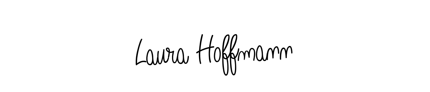 Make a beautiful signature design for name Laura Hoffmann. With this signature (Angelique-Rose-font-FFP) style, you can create a handwritten signature for free. Laura Hoffmann signature style 5 images and pictures png