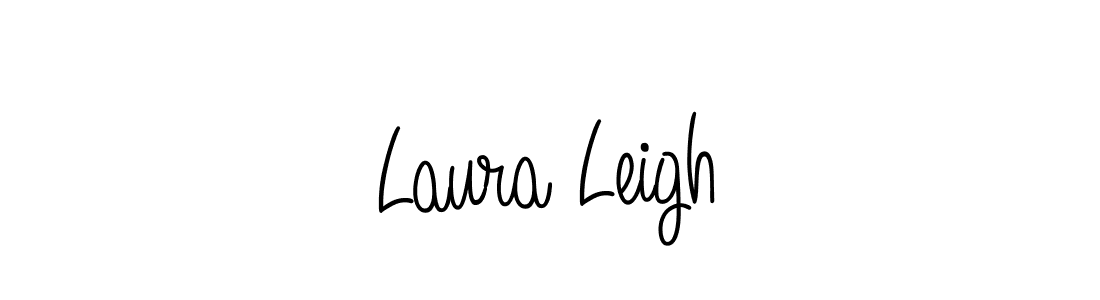 Use a signature maker to create a handwritten signature online. With this signature software, you can design (Angelique-Rose-font-FFP) your own signature for name Laura Leigh. Laura Leigh signature style 5 images and pictures png