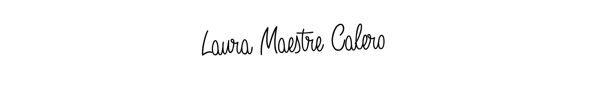 Create a beautiful signature design for name Laura Maestre Calero. With this signature (Angelique-Rose-font-FFP) fonts, you can make a handwritten signature for free. Laura Maestre Calero signature style 5 images and pictures png