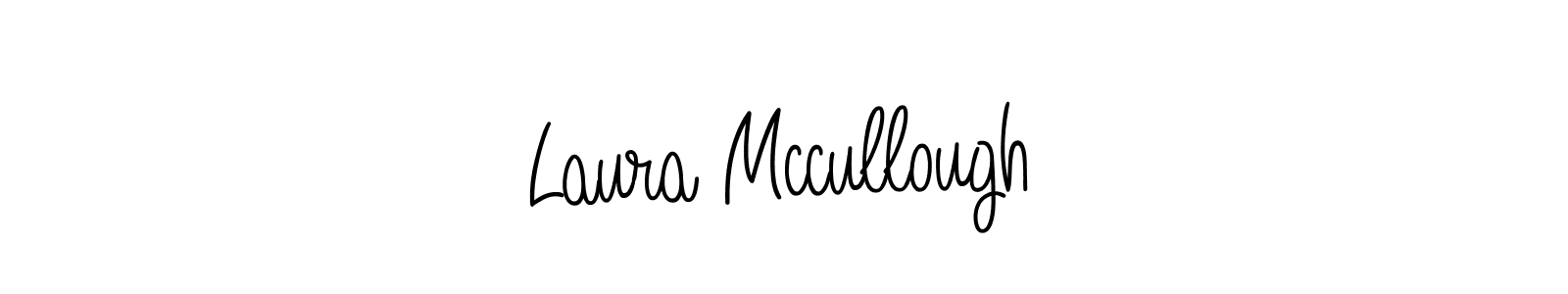 Use a signature maker to create a handwritten signature online. With this signature software, you can design (Angelique-Rose-font-FFP) your own signature for name Laura Mccullough. Laura Mccullough signature style 5 images and pictures png
