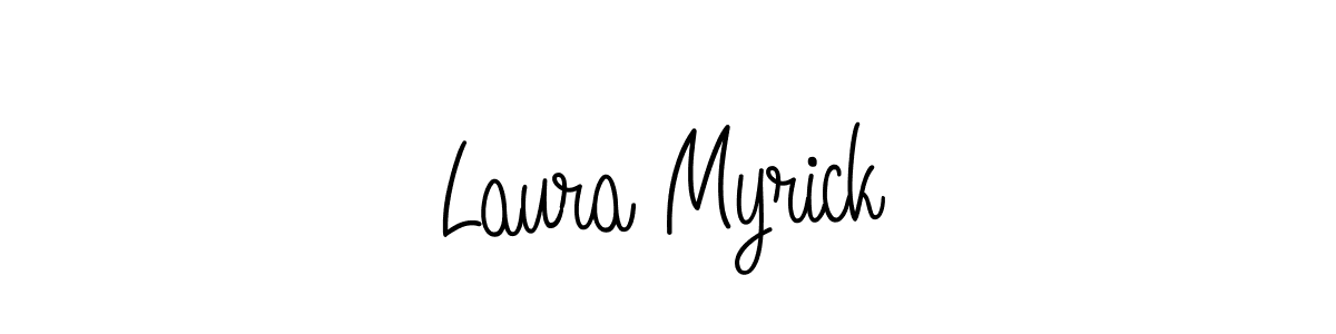 Once you've used our free online signature maker to create your best signature Angelique-Rose-font-FFP style, it's time to enjoy all of the benefits that Laura Myrick name signing documents. Laura Myrick signature style 5 images and pictures png