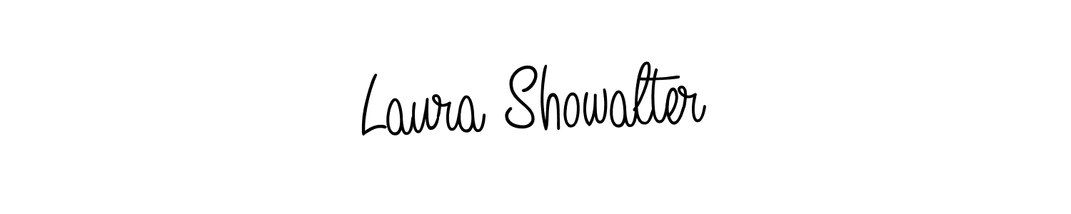 Design your own signature with our free online signature maker. With this signature software, you can create a handwritten (Angelique-Rose-font-FFP) signature for name Laura Showalter. Laura Showalter signature style 5 images and pictures png
