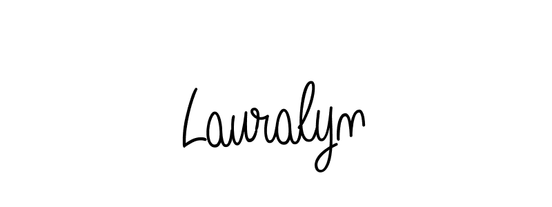 Angelique-Rose-font-FFP is a professional signature style that is perfect for those who want to add a touch of class to their signature. It is also a great choice for those who want to make their signature more unique. Get Lauralyn name to fancy signature for free. Lauralyn signature style 5 images and pictures png