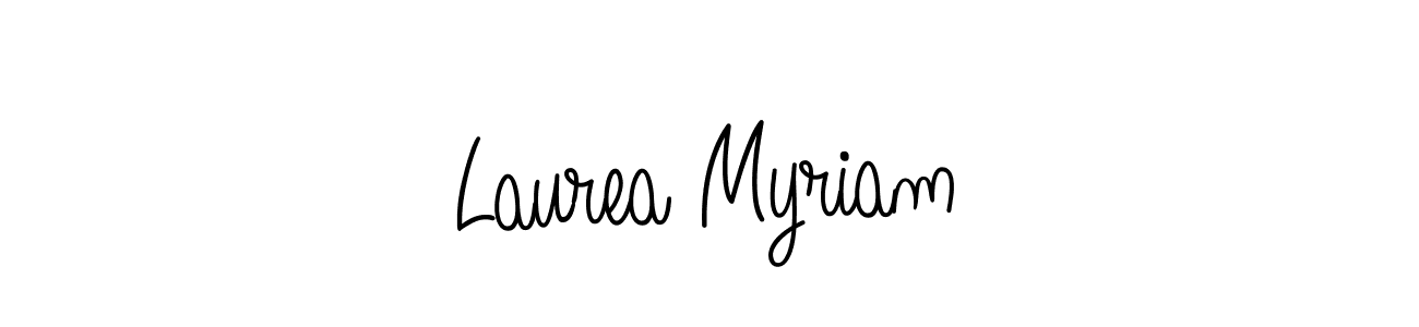 Also we have Laurea Myriam name is the best signature style. Create professional handwritten signature collection using Angelique-Rose-font-FFP autograph style. Laurea Myriam signature style 5 images and pictures png